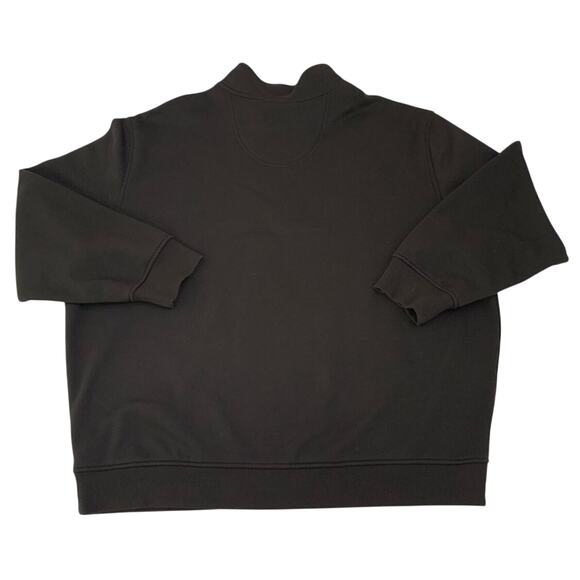 Izod Mens Black Shirt Advantage Performance Stretch Size 2XL Pullover 1/4 Zip - Picture 13 of 15